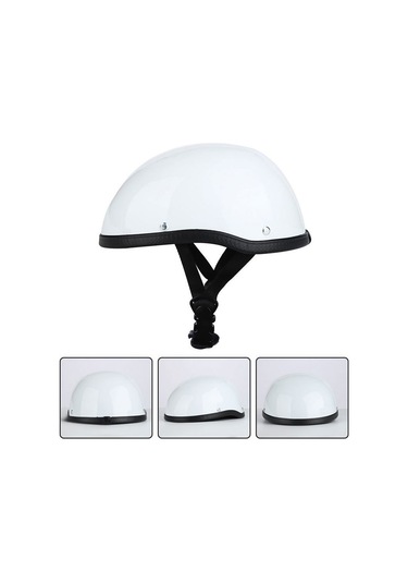 Eternal Luck Açık Motorsiklet Kaskı Beyaz