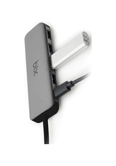 Bix Type-C Pd 4 Portlu Usb 3.0 Dönüştürücü Hub