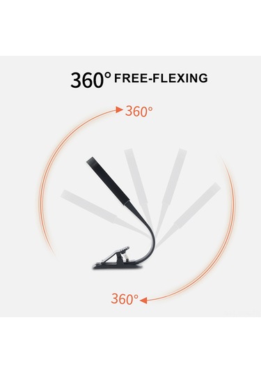 Springsun Dokunmatik Anahtarlı İkili Renk Ayarlı 3000-6000k Usb Şarjlı Klips Lambası - Okuma, Yatak Odası, Dormitory Kullanıma Uygun, Hafif Ve Taşınabilir Diğer