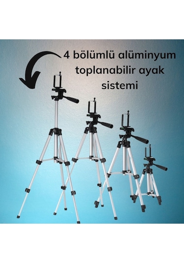Profesyonel Fotoğraf Makinası Tripodu 5399