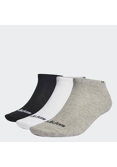 Adidas Ic1300 T Lın Low 3p Çorap Beyaz - Gri - Siyah