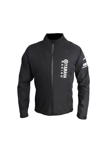 Yamaha Softshell Ceket Mont Rüzgar Ve Su Geçirmez Siyah