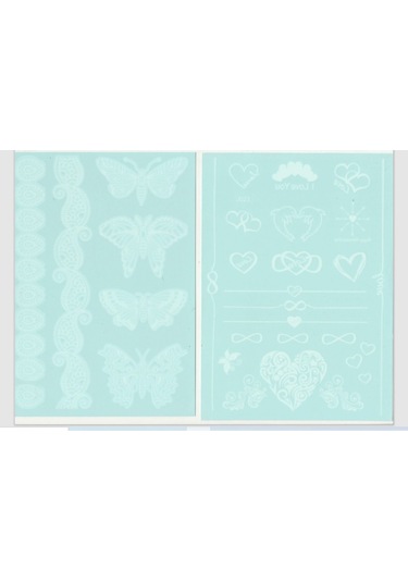 Enhavalı Beyaz Kına Gelin Dövmesi Model3