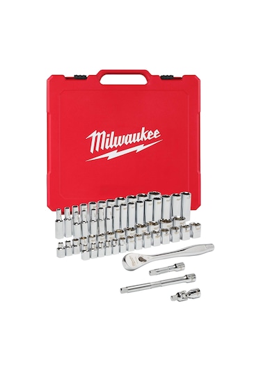 Milwaukee 3/8 Cırcırlı Lokma Anahtar Takımı 56 Parça - 4932464946