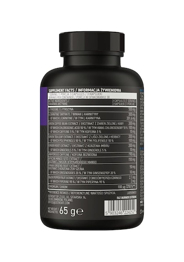 Ostrovit Fat Burner+l-carnitine Extreme 90 Capsules