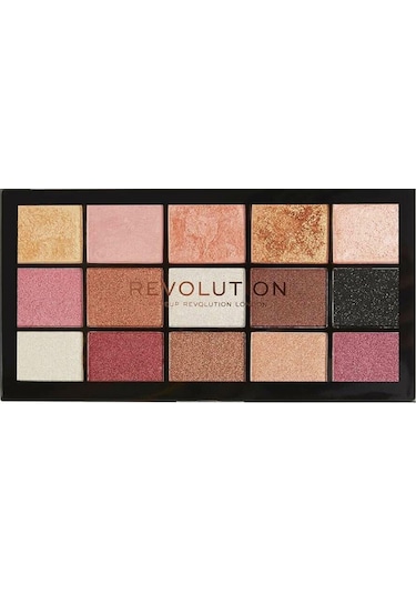 Revolution Reloaded Palette Affection Sıcak Ve Işıltılı Ton 15'Li Palet