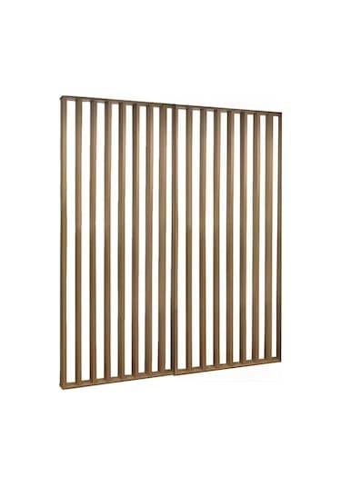 Ahşap Çıtalı Paravan Oda Ayırıcı Seperatör Duvar 200 X 280 Cm