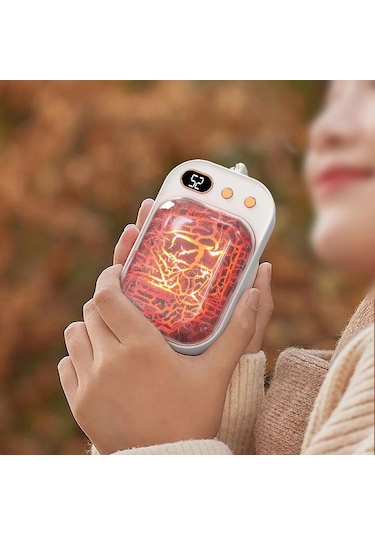 Hx-868a Taşınabilir Kış Elektrikli El Isıtıcı Dijital Ekran 4000mah Güç Bankası