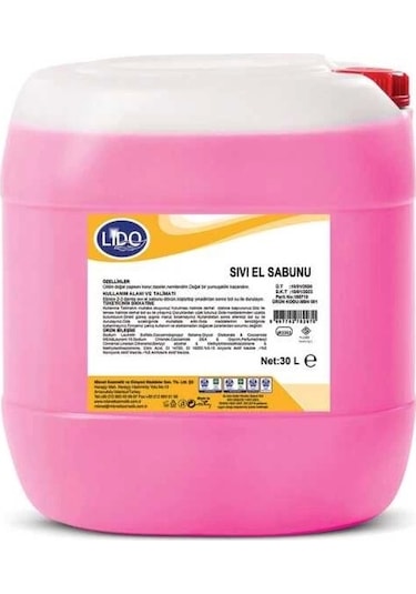 Lido Sıvı El Sabunu 30 KG