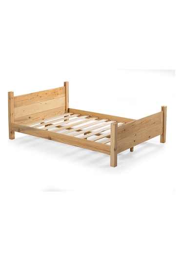 Melani İthal Çam Masif Ahşap Karyola 100x200