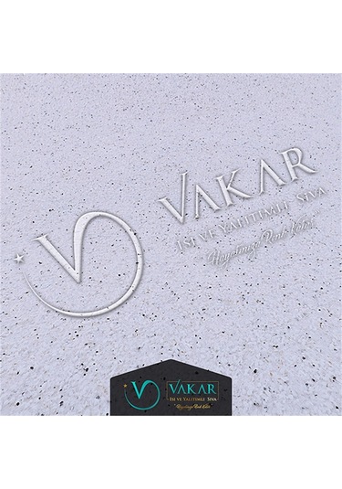 Vakar Premium Canli Siva Magic 01 2kg Paket Beyaz Zemin Siyah Desen