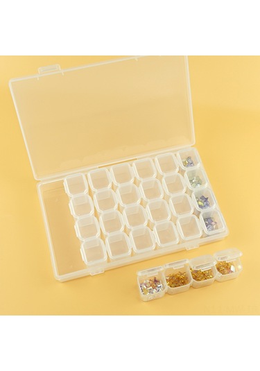 Moveevo 28 Bölmeli Şeffaf Tırnak Aksesuar Kutusu - Taşınabilir Pp Materyal, Ayrı Kapaklı, Kırılmaya Dayanıklı Mini Depolama Kutusu Diğer Moveevo 28 Bölmeli Şeffaf Tırnak Aksesuar Kutusu - Taşınabilir Pp Materyal, Ayrı Kapaklı, Kırılmaya Dayanıklı Mini Depolama Kutusu Diğer