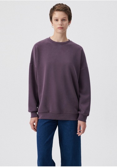 Mavi - Lux Touch Mor Sweatshirt 168837-70635 Mor