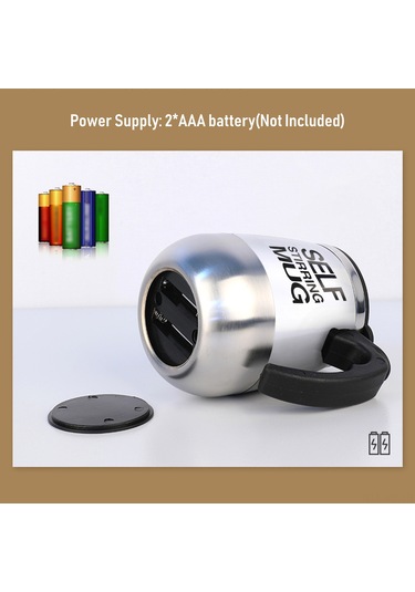 400ml Kendiliğinden Karıştıran Kapaklı Mug Otomatik Karıştırma Kahve Kupası Elektrikli Paslanmaz Çelik Kendiliğinden Karıştıran Kahve Kupası Kahve Süt Kakao Sıcak Çikolata Çay İçin Yeşil