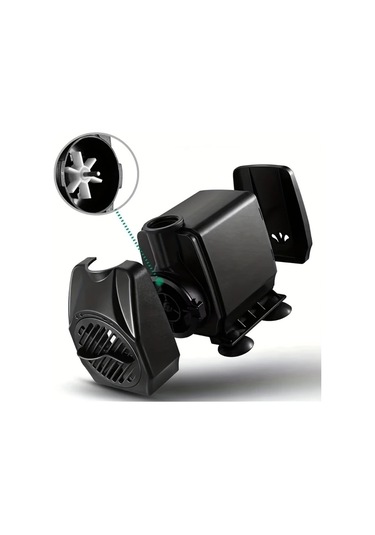 Honeybeeshop 1 Adet 16w Led Işıklı Su Pompası Akvaryum Ve Kaya Bahçesi Dekorasyonu İçin Balık Tankı Hava Pompası 220v