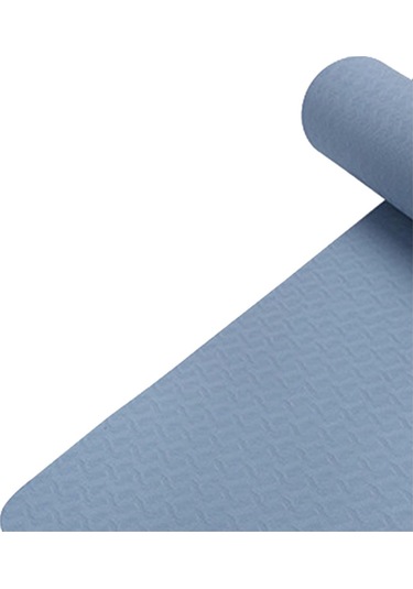 Suntek Egzersiz Yoga Minderi Hafif Konfor Seyahat Mavi-183x61x0,6cm