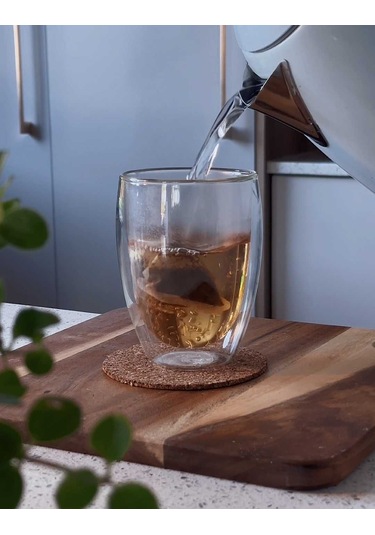 Mis Kitchen 2 Adet Kahve Sunum, Isıya Dayanıklı Ekspresso Bardak