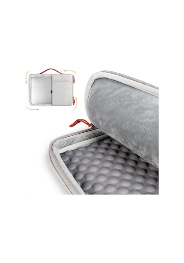 Polyester 13,3 İnç Su Geçirmez Taşınabilir Dizüstü Bilgisayar Çantası Haki