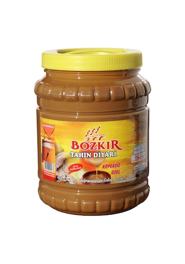 Güleroğlu Kepeksiz Bozkır Tahini Plastik Kutu Net 1845 Gr