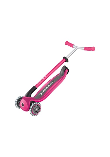 Globber Master Işıklı Katlanabilir Scooter - Fuşya Fuşya