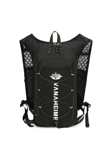 Ruicoo Outdoor Yarıçaplı Çelik Spor Çantası: Koşu, Bisiklet, Yürüyüş İçin Dayanıklı, Hafif Ve Kolay Taşınır Siyah