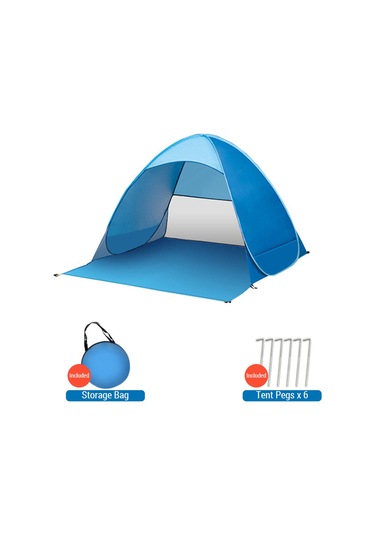 Padalink Otomatik Açılır Plaj Çadırı: Uv Koruma, Rüzgar Ve Yağmur Dayanıklı, Taşınabilir Çok Renkli