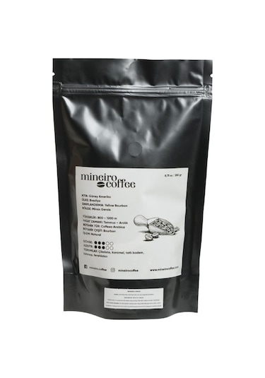Mineiro Coffee Brezilya Yellow Bourbon Öğütülmüş Filtre Kahve 250 G