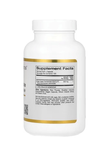 Epicor Dried Yeast Fermentate, 500 Mg, 120 Veggie Capsul.usa ... Aromasız