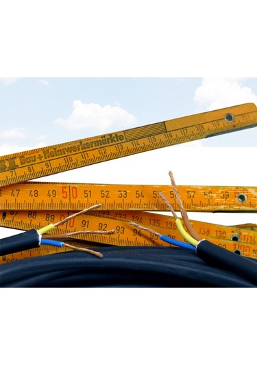 Uzatma Kablosu 3x2,5 M Kauçuk Başlıklı 25 Mt 3'lü Grup Priz 25 M