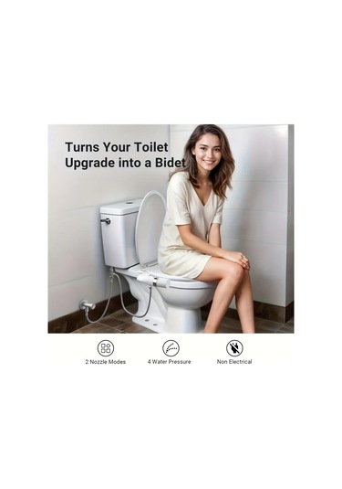 Willowhaven Ultra İnce Rv Klozet Parçası G1 2 Asya Avustralya İngiltere Uyumlu Akıllı Bidet