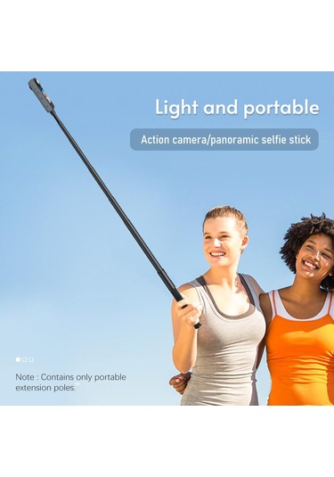 Vrıg Tp-13 53,5 İnç Selfie Çubuğu Alüminyum Alaşımlı 6 Bölümlü, 14 İnç Vida Ve Montaj Adaptörü