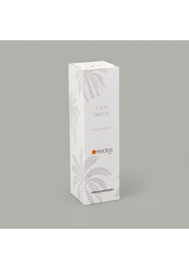 Evidea Deco Palm Breeze Olive Flowers Çubuklu Oda Kokusu - Şeffaf - 200 Ml Zeytin Çiçeği