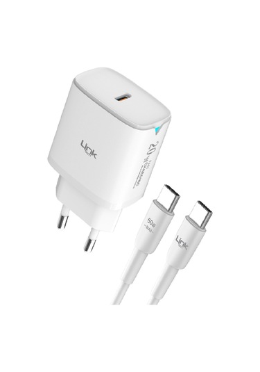 LinkTech C307 20 W PD3.0 Type-C - Type-C Kablolu Şarj Aleti Set