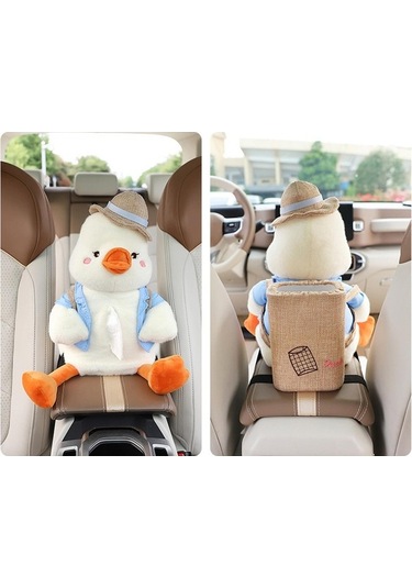 Createtech Tutucu Suntek Ördek Magideal Kutu Çöp Can Araba Karikatür Doku Çok Renkli