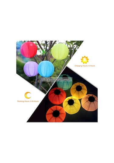 Tongxida Yeşil Güneş Enerjili Dış Fener, Ip65, 600mah Pil, 25cm, Yüksek Kullanım Sıklığı