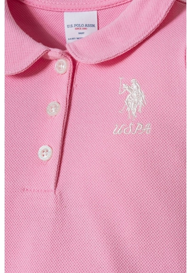 U.S. Polo Assn. U.s. Polo Assn Kız Bebek Elbise Pembe-2357 Pembe