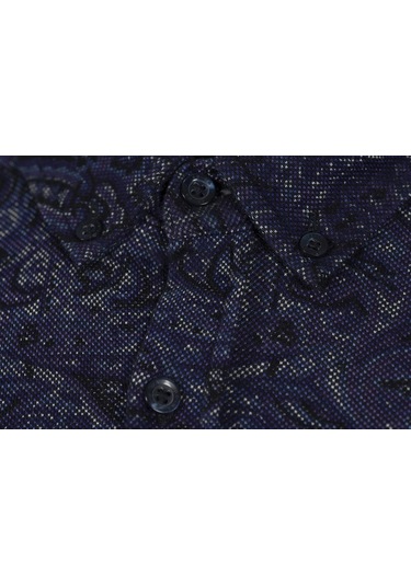 Arma Erkek Şal Desenli Gömlek K8gko1051 Mor