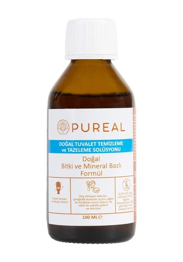 Pureal Doğal Tuvalet Temizleme Solüsyonu 100 Ml Tekli