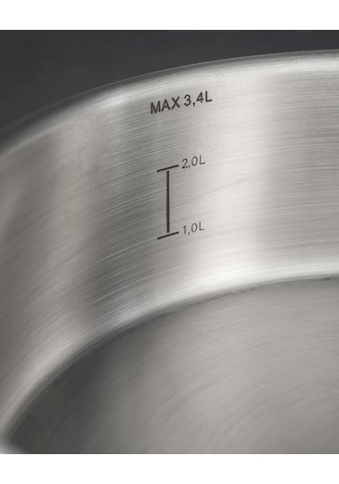 Madame Coco Raye Kısa Tencere - Çelik - 24 Cm 8684427146255 Çok Renkli