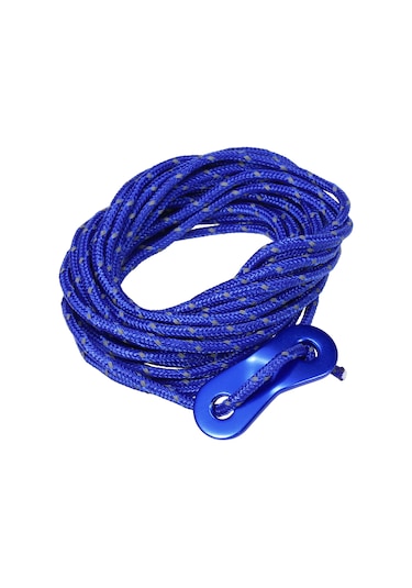 Neevoyu 6 Adet Çadır Teli Ve Kilit Seti, Aluminyum Ve Polipropilen Fiber, Yüksek Dayanıklılık, Işık Yansıtıcı, Taşınabilir Depolama Çantası Mavi Mavi