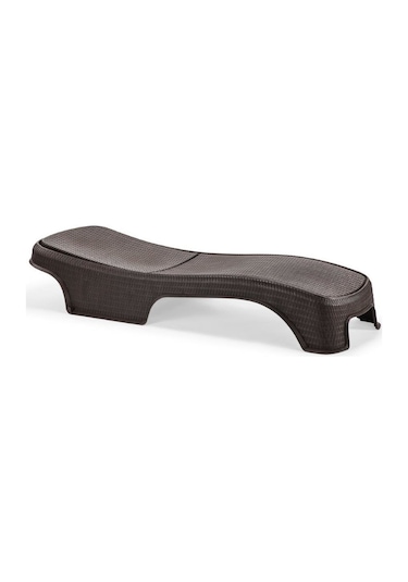Brezza Royal Rattan Şezlong Kahverengi