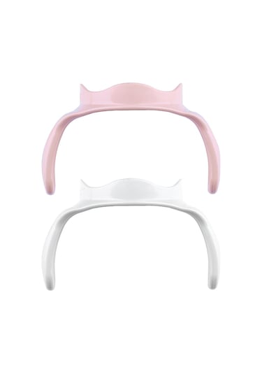 Mamajoo Eğitici Bardak Ve Biberon Kulpu 2'li Powder Pink / Beyaz