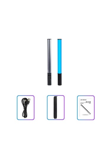 Gdx TB-40 RGB LED Tüp Işık Seti (1 Adet Işık Ayağı 1 Adet Top Kafa)