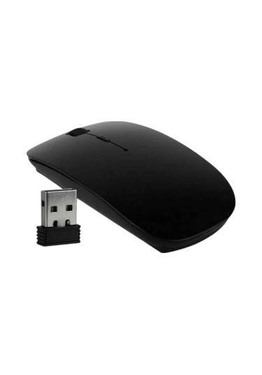 Siyah Wireless Kablosuz Sessiz Mouse Bluetooth Bağlantılı Diğer