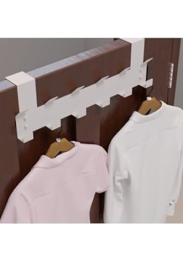 Metal Amerikan Kapı Arkası Beyaz Vidalı Askılık Organizer Askılık Ve Banyo Kapı Arkası Vidalı Askılık Siyah