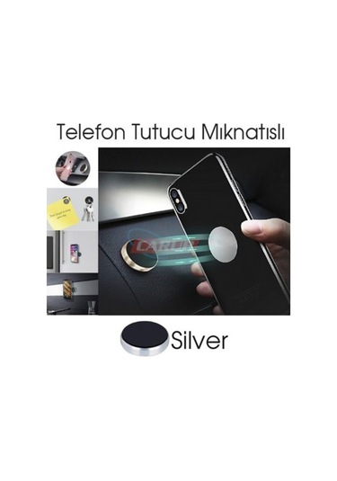 Mıknatıslı Telefon Tutucu Sılver