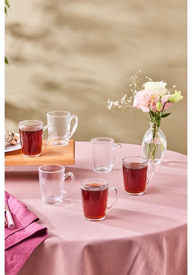 Karaca  Edna 6'lı Çay Fincanı Seti 160 Ml