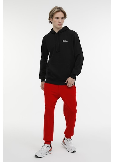 Jack Wolfskin Tommy Hoody M Siyah Erkek Sweatshirt 000000000101906839