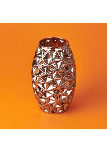 Evidea Deco Safir Vazo - Gümüş - 26 Cm Gümüş