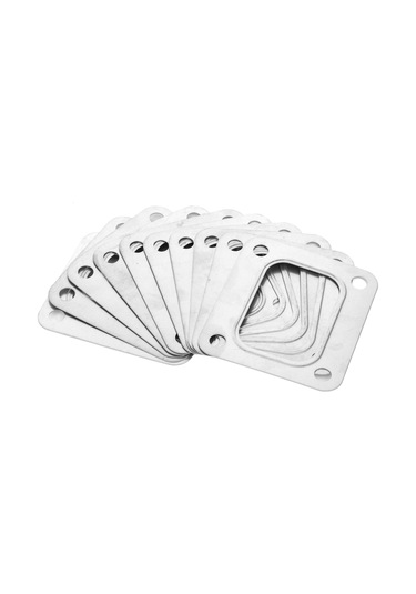 Reedark T4 Turbo Flanş Contası, Inox Çelik, 4 Çivi, Motor Egzos Borusu Ve Turbo Arası Hermetik Kapama, T04b-t88 Gt Serisi Uyumlu, 10 Adet